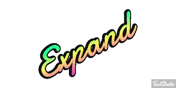 Expand Text effect