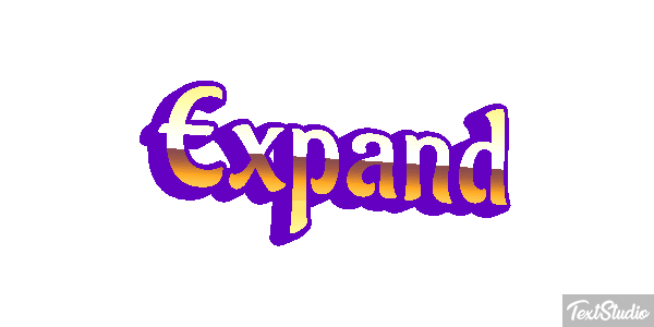 Expand Text effect