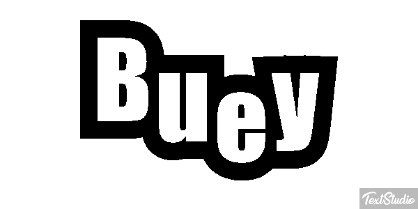 Buey Efecto de texto