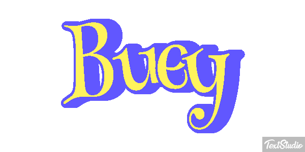 Buey Efecto de texto