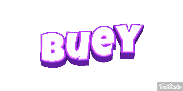 Buey Efecto de texto