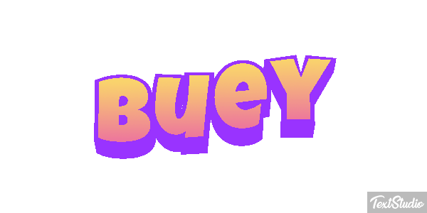Buey Efecto de texto
