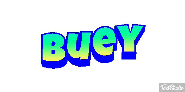 Buey Efecto de texto