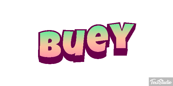 Buey Efecto de texto