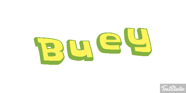 Buey Efecto de texto