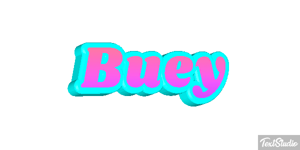 Buey Efecto de texto
