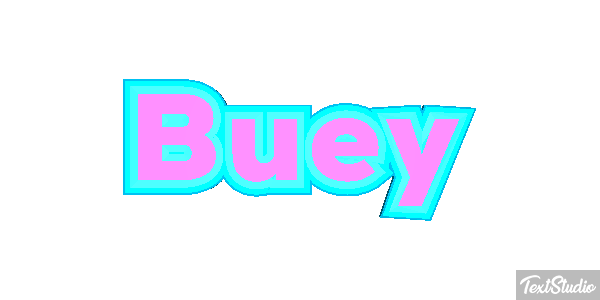 Buey Efecto de texto