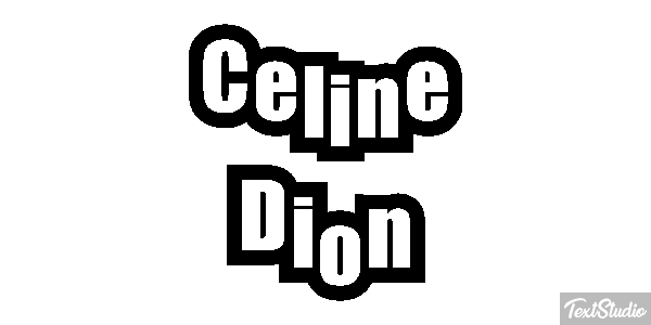 Celine Dion Efeito do texto