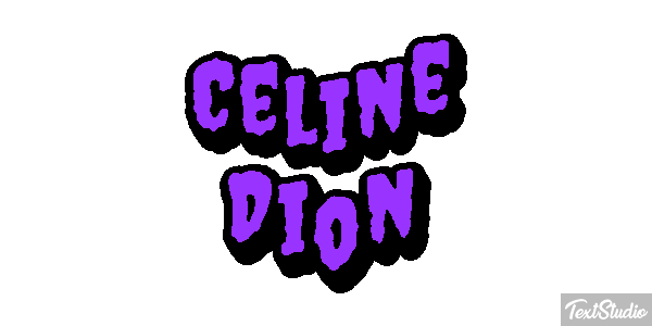 Celine Dion Efeito do texto