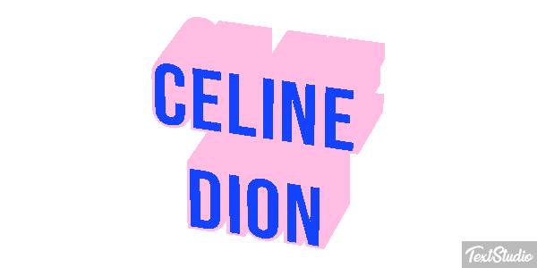 Celine Dion Efeito do texto