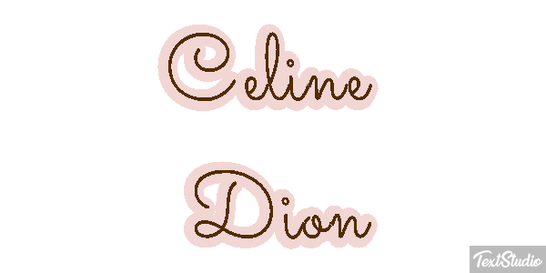 Celine Dion Efeito do texto