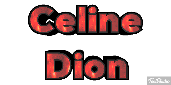 Celine Dion Efeito do texto