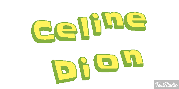 Celine Dion Efeito do texto