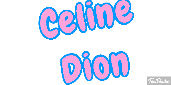 Celine Dion Efeito do texto