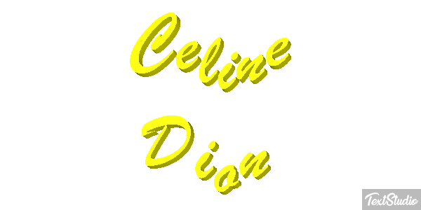 Celine Dion Efeito do texto