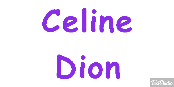 Celine Dion Efeito do texto