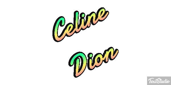 Celine Dion Efeito do texto