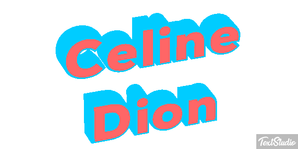 Celine Dion Efeito do texto