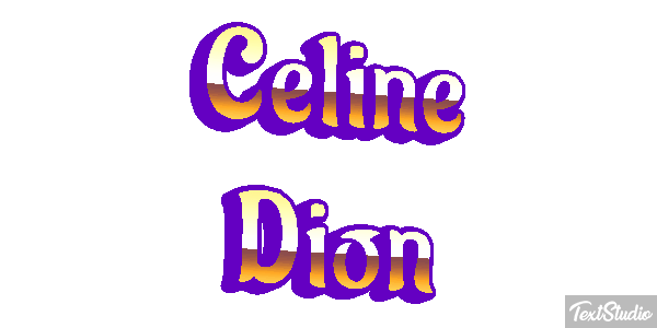 Celine Dion Efeito do texto