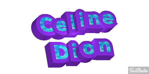 Celine Dion Efeito do texto