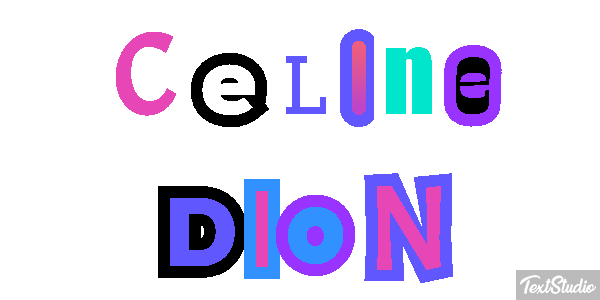 Celine Dion Efeito do texto
