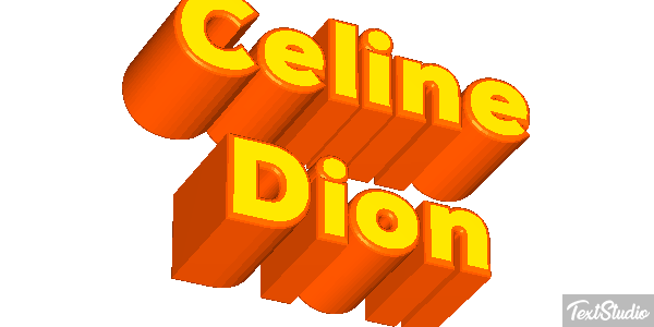 Celine Dion Efeito do texto