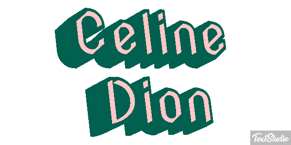 Celine Dion Efeito do texto