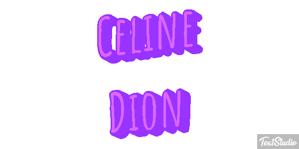 Celine Dion Efeito do texto