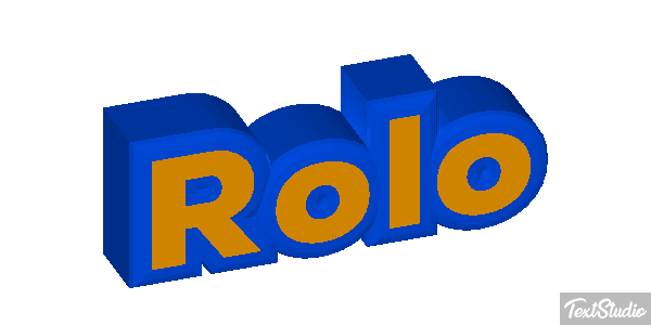 Rolo Текстовый эффект