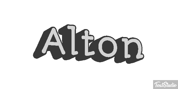 Alton Текстовый эффект