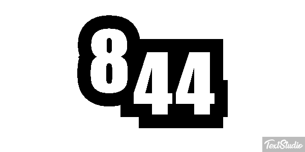 844 Efecto de texto