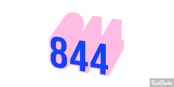844 Efecto de texto