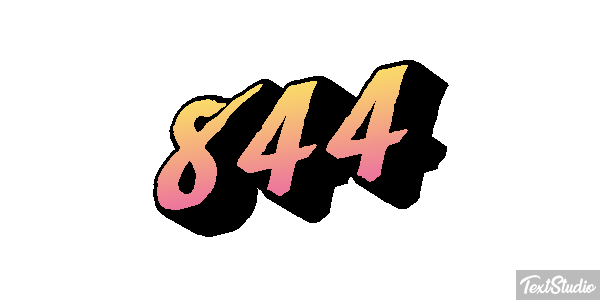 844 Efecto de texto