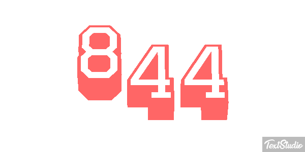 844 Efecto de texto