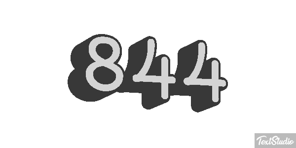 844 Efecto de texto