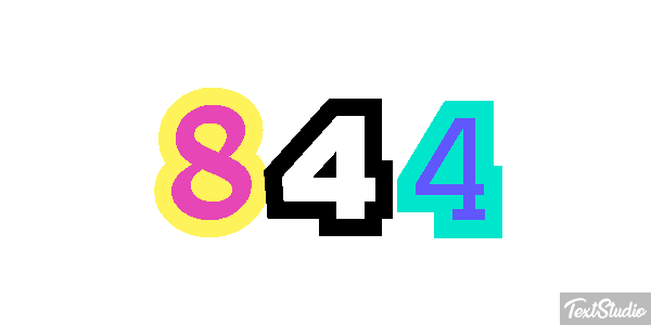 844 Efecto de texto