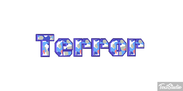 Terror Tekst effect