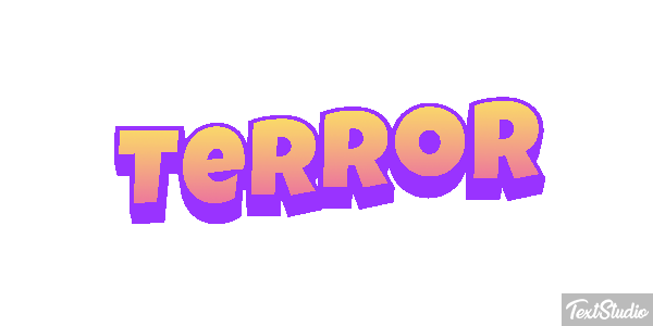 Terror Tekst effect