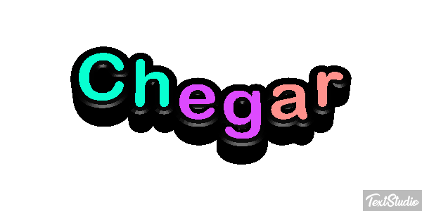 Chegar Efeito do texto