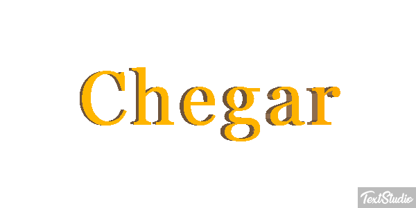 Chegar Efeito do texto