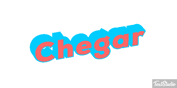 Chegar Efeito do texto
