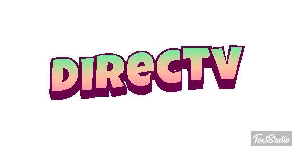 Directv Text effect