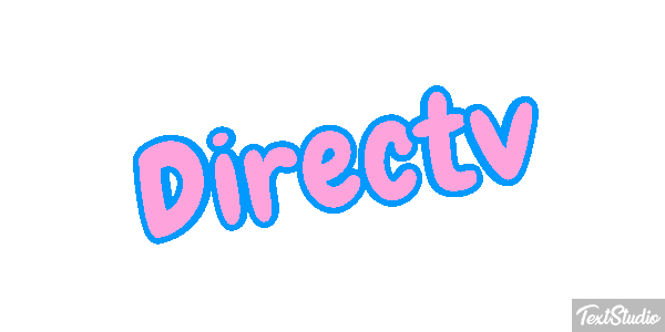 Directv Text effect