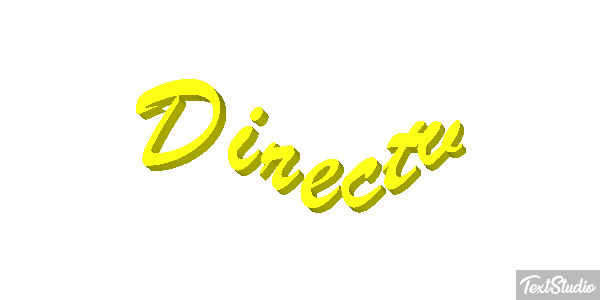 Directv Text effect