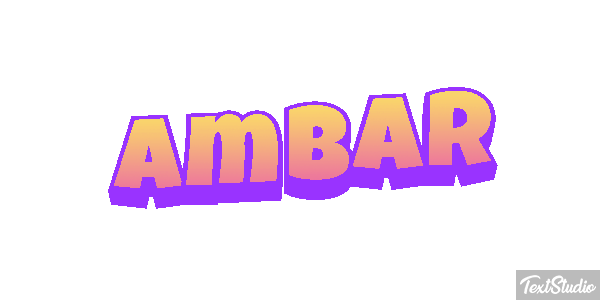 Ambar Text effect