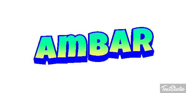 Ambar Text effect