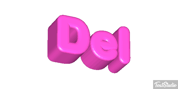 Del Efecto de texto