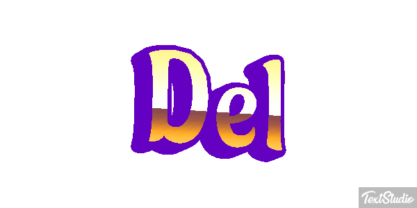 Del Efecto de texto