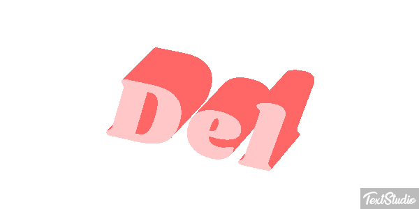 Del Efecto de texto