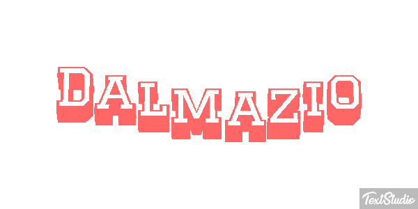 Dalmazio テキスト効果